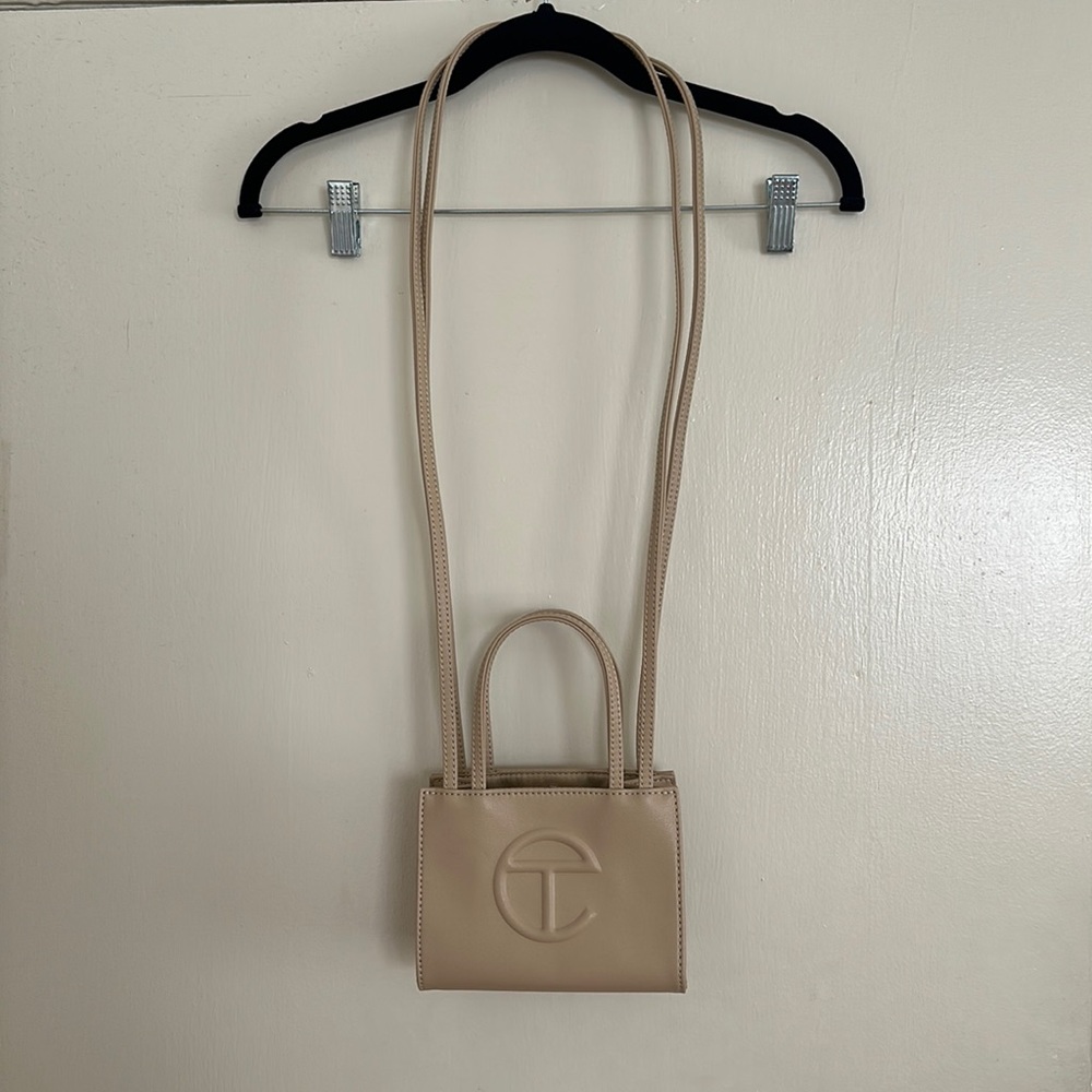 Mini tan Telfar bag
